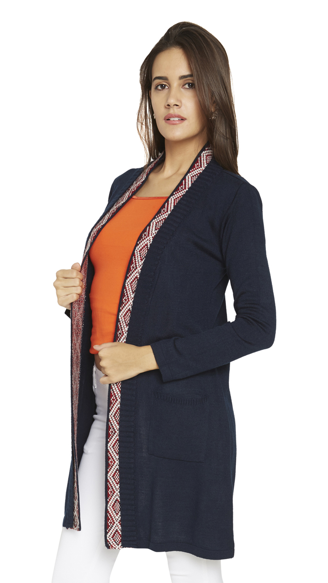 Buy GLOBUS Blue Acrylic Jacket Online at Low Prices in