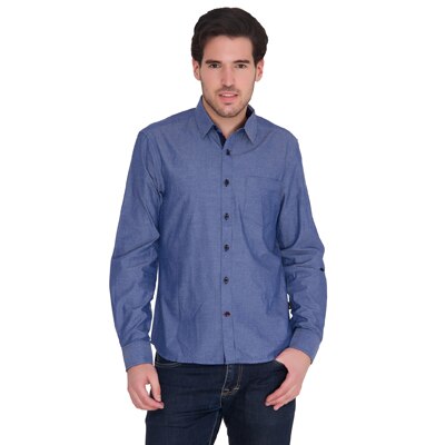 Identiti Blue Cambric Casual Shirt