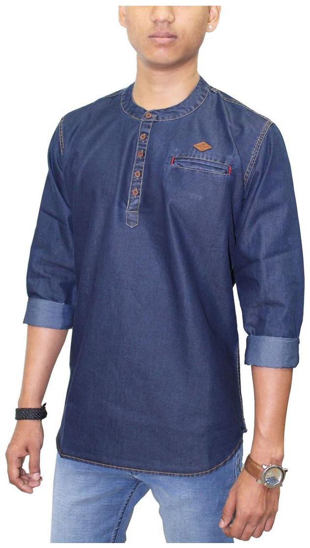 Kuons Avenue Men S Ink Blue Denim Long Sleeve Chinese Collar Casual Ucs Ebay Kuons Avenue Men S Ink Blue Denim Long Sleeve Chinese Collar Casual Ucs Ebay