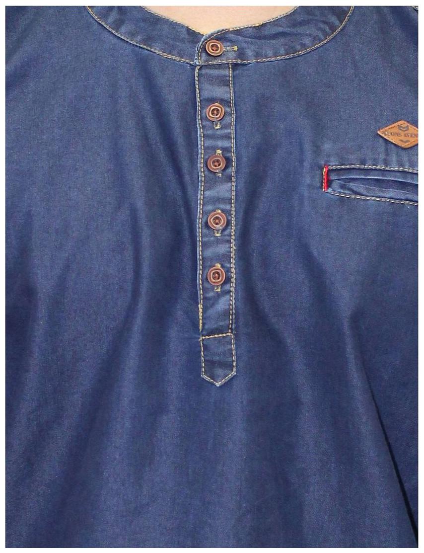 Kuons Avenue Men S Ink Blue Denim Long Sleeve Chinese Collar Casual Ucs Ebay Kuons Avenue Men S Ink Blue Denim Long Sleeve Chinese Collar Casual Ucs Ebay