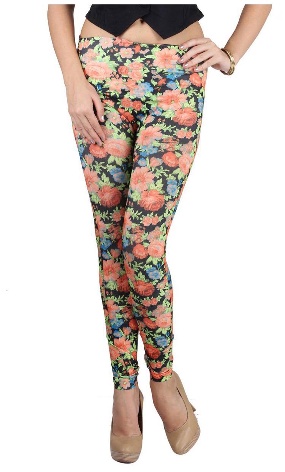 Ngal Multi Floral Legging for women price in India on 7th August 2018