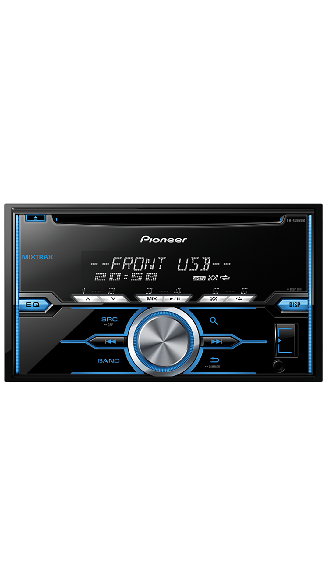 Pioneer FH X389UB Double Din Car Stereo available at Paytm for Rs.5805