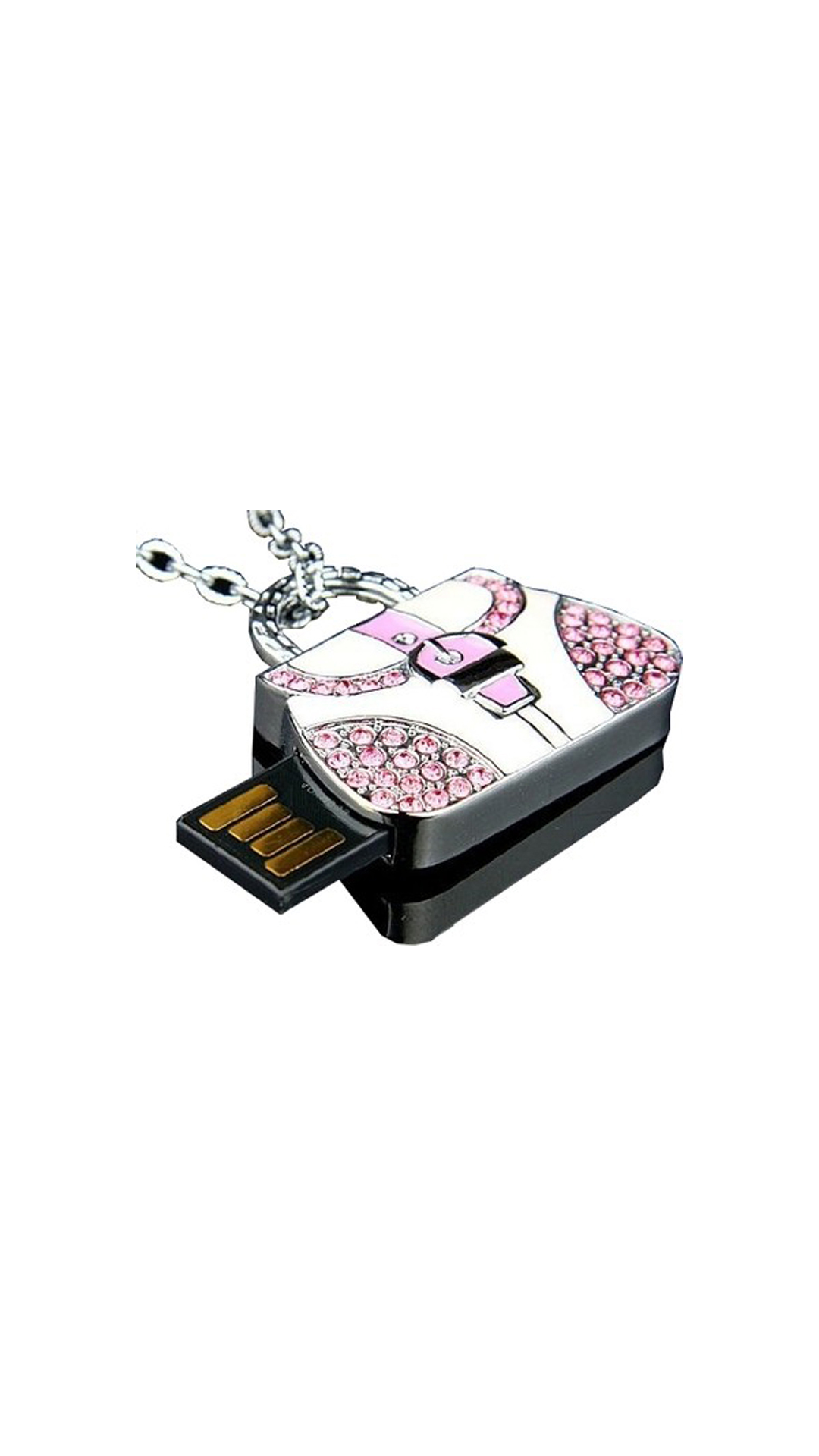 Microware Handbag Metal Lady Bag Shape 16 GB Pen Drive