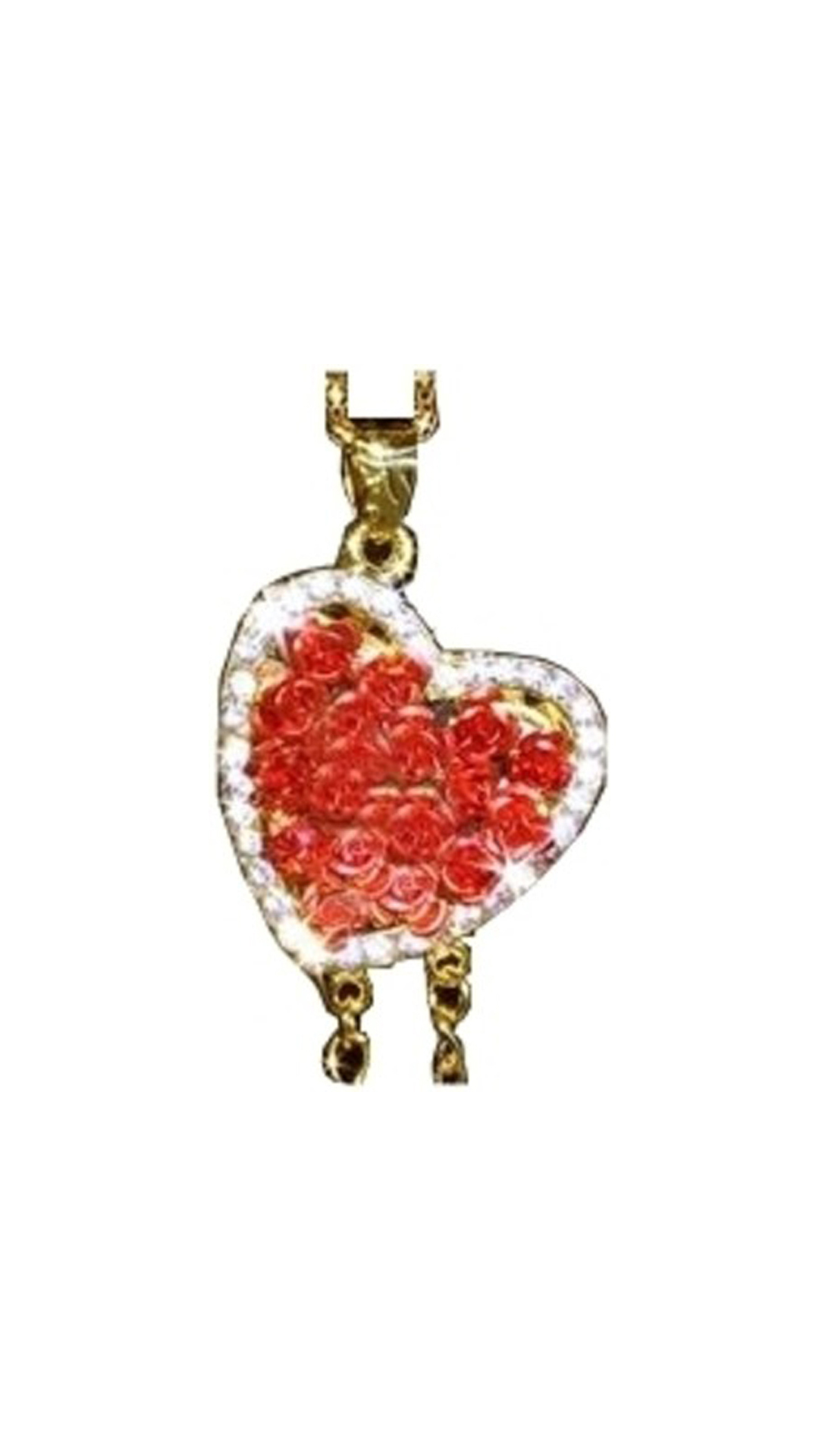 Microware Heart Shape Red Metal 16 GB Pen Drive
