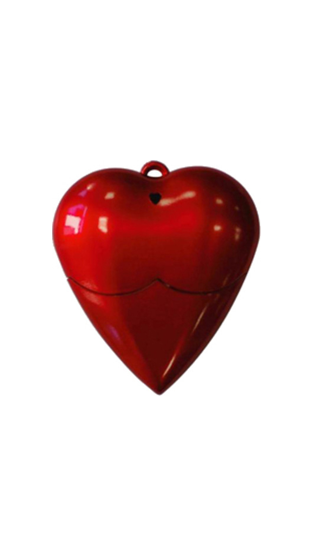 Microware Red Plastic Heart Shape 16 GB Pen Drive