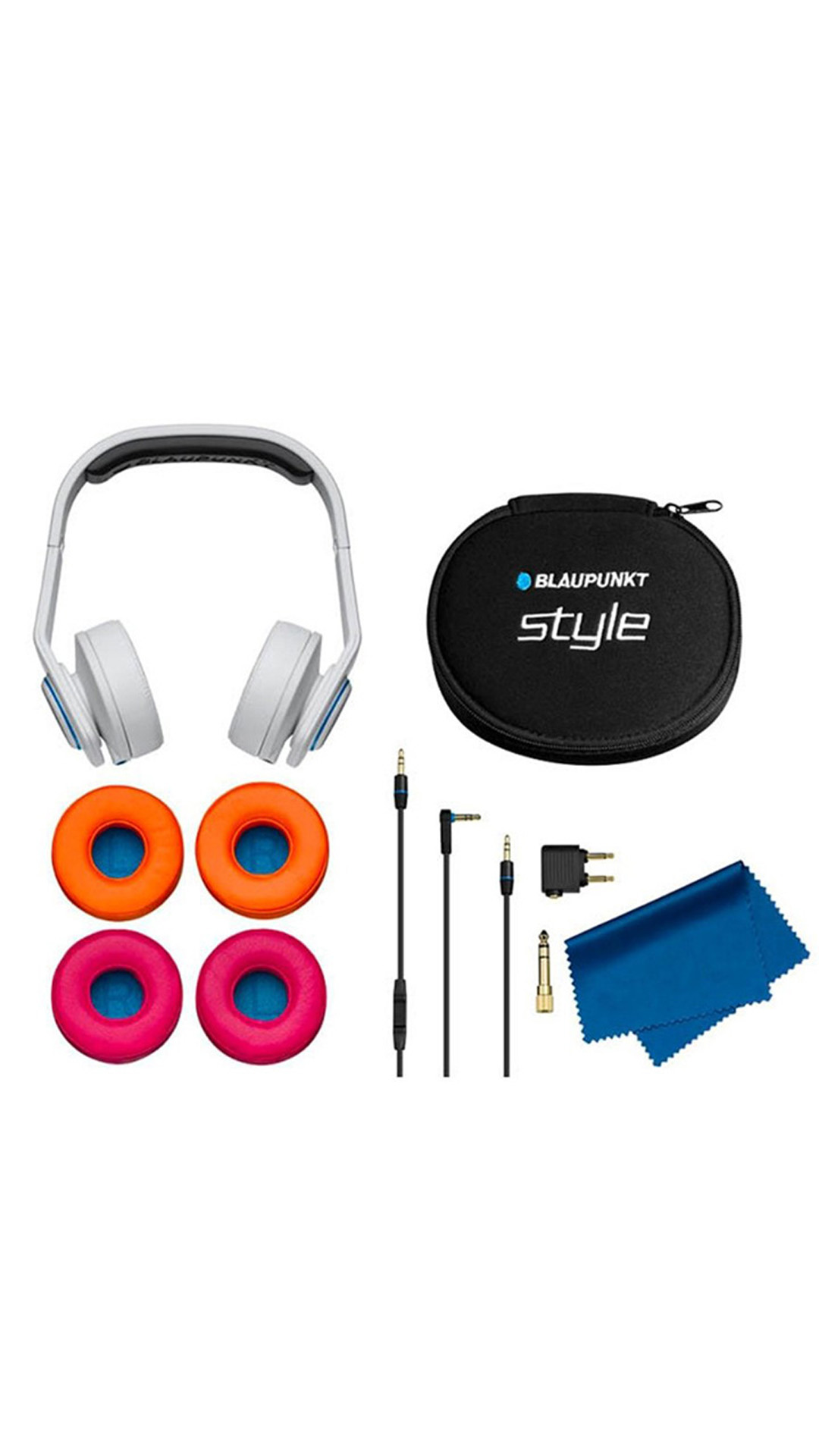 Blaupunkt Style Wired Over-the-ear Headphone (White)