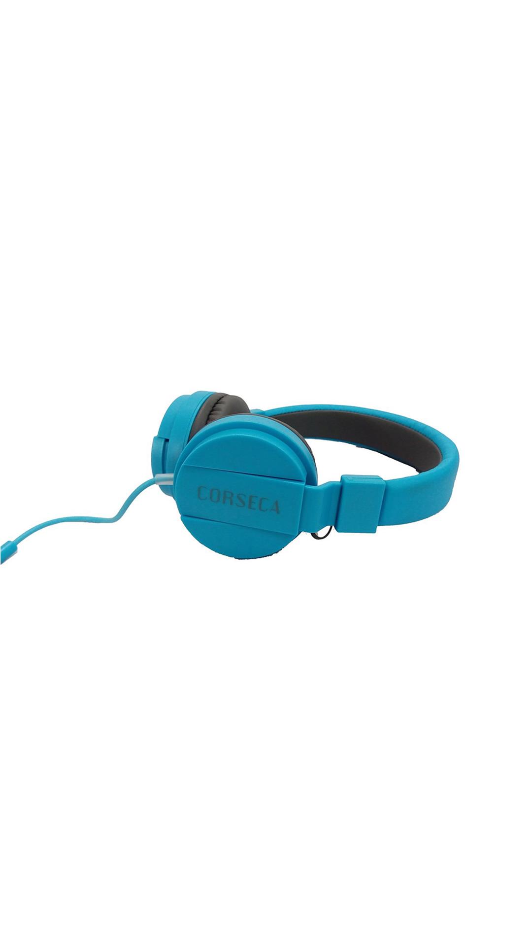Corseca DMHW3213 dynamic Wired Over Ear Headphone (Blue)