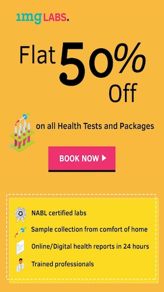 Get an additional 50% discount across all lab tests and health checkup packages when you pay via Paytm wallet