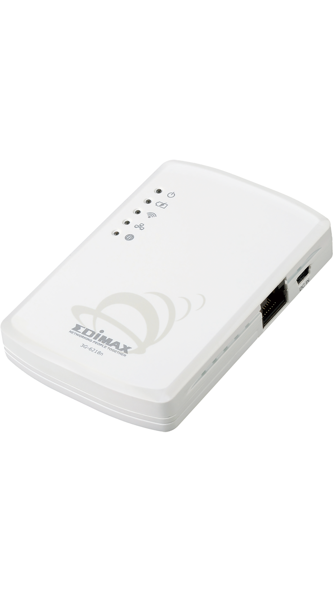 Edimax 3G-6218n 150 Mbps Wireless 3G Portable Router with Battery (White)