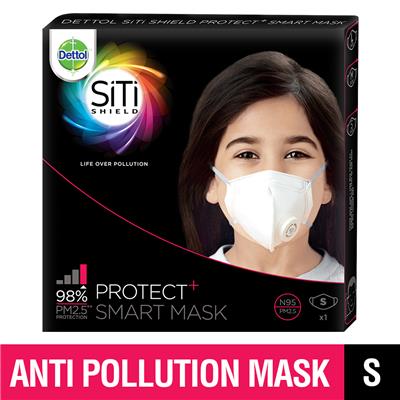 Dettol SiTi Shield Protect Plus N95 Anti Pollution Smart Mask (Small)
