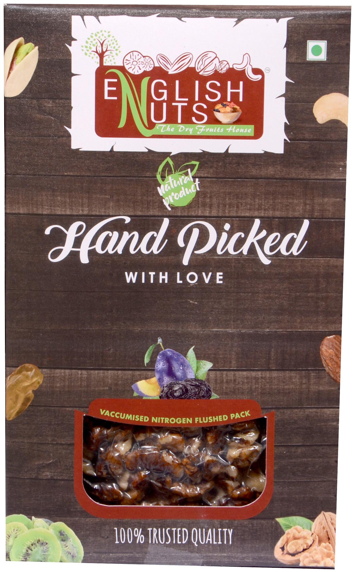 English Nuts Hand Picket with love 100% trusted quality Kashmiri Brown QUATER Walnut Kernels (Akhrot) Without Shell 500 gm (Pack...