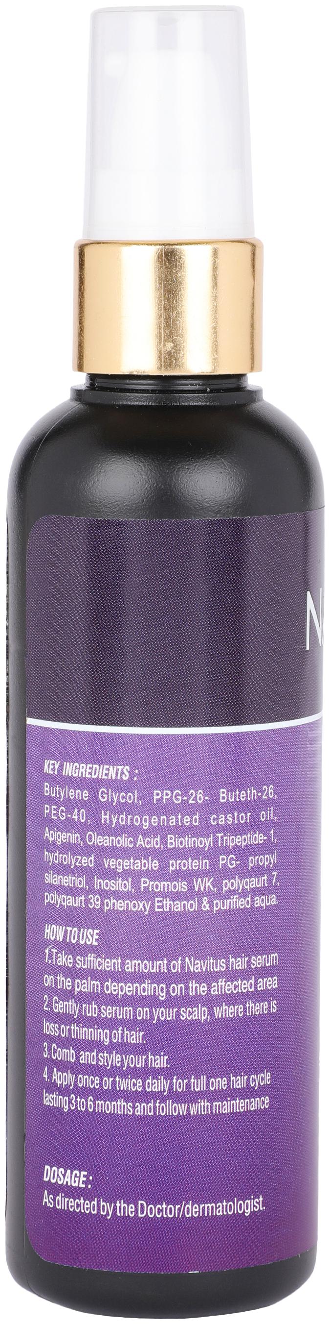 Navitus Anti Hair Fall and Hair Regrowth Serum 60 ml (Pack Of 1)2qs eBay