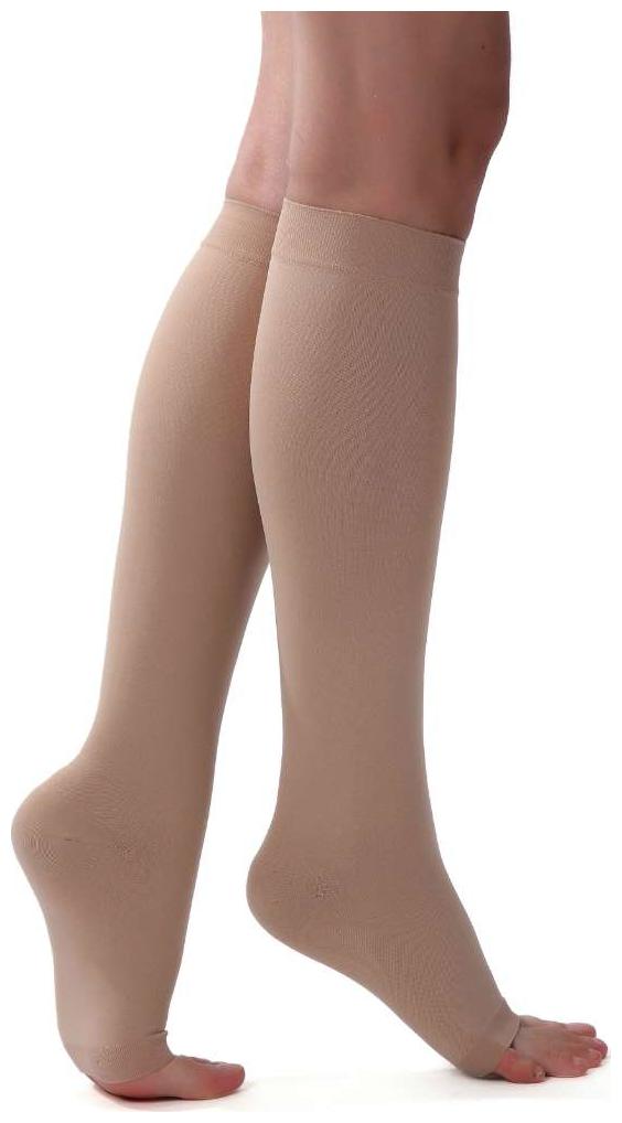 Ontex Cotton Compression Stockings Knee Length For Varicose Veins-73P ...