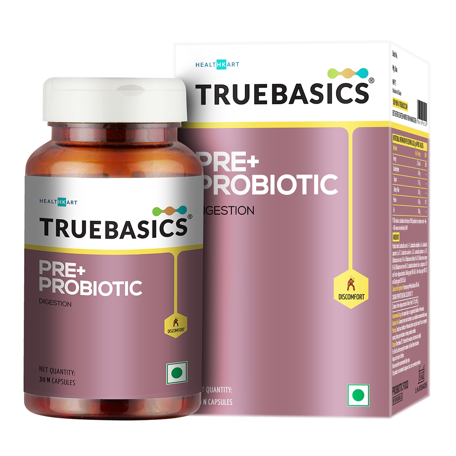 TrueBasics Pre+ProBiotics Digestion, 30 capsuleshNS eBay TrueBasics Pre+ProBiotics Digestion, 30 capsuleshNS eBay