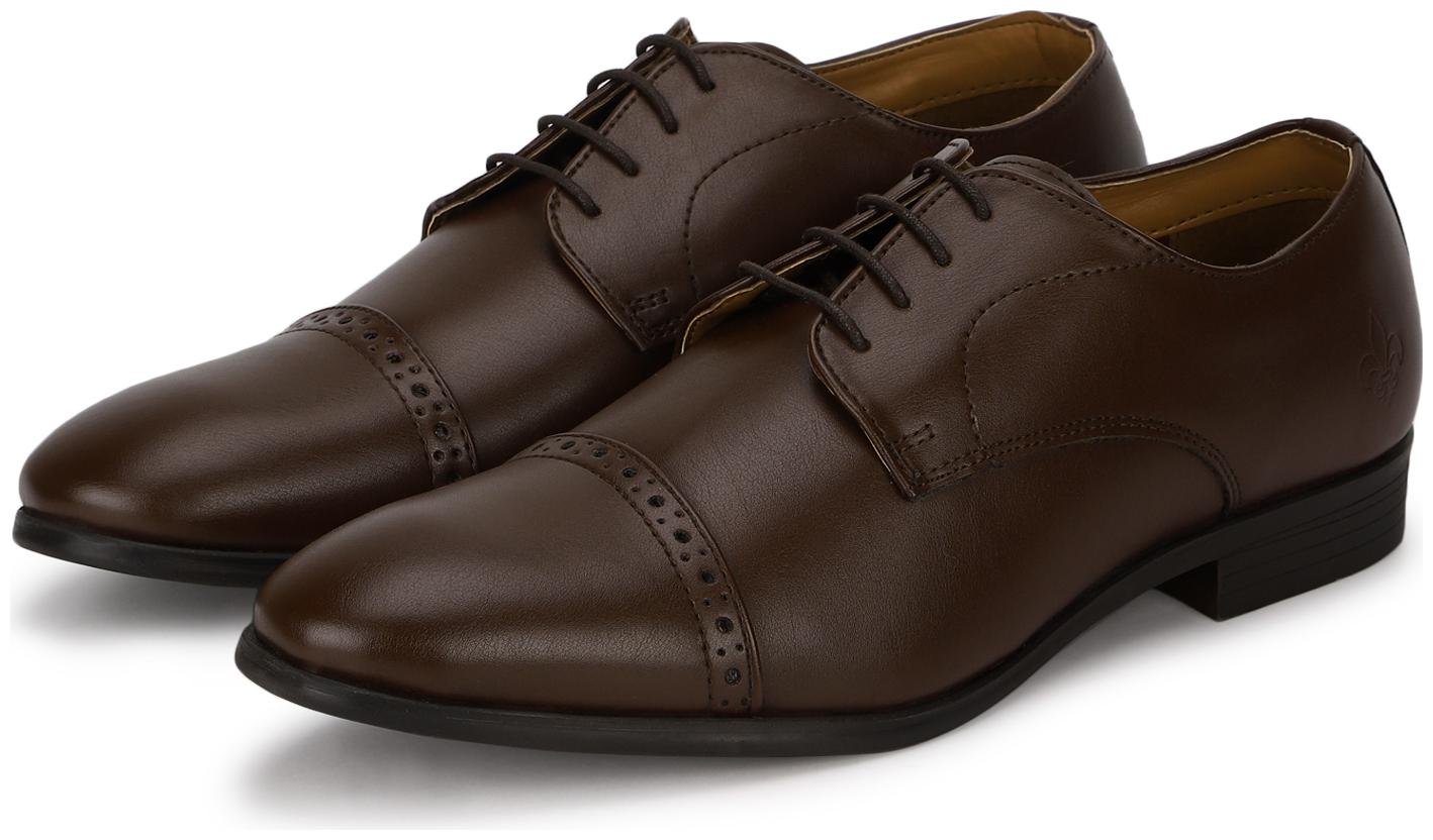 Bond Street by Red Tape Men Brown Derby Formal Shoes Bond Street by Red Tape Men Brown Derby Formal Shoes