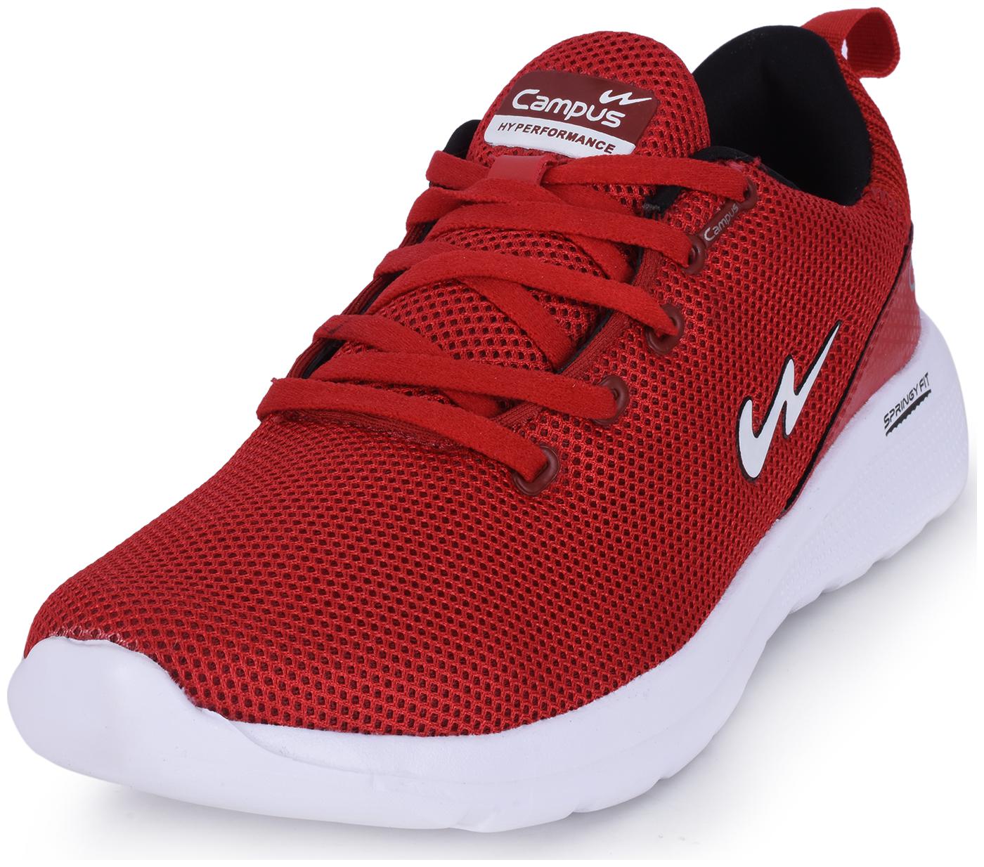 Campus CRUNCH Running Shoes Men Solid (Red)-Qxt | eBay