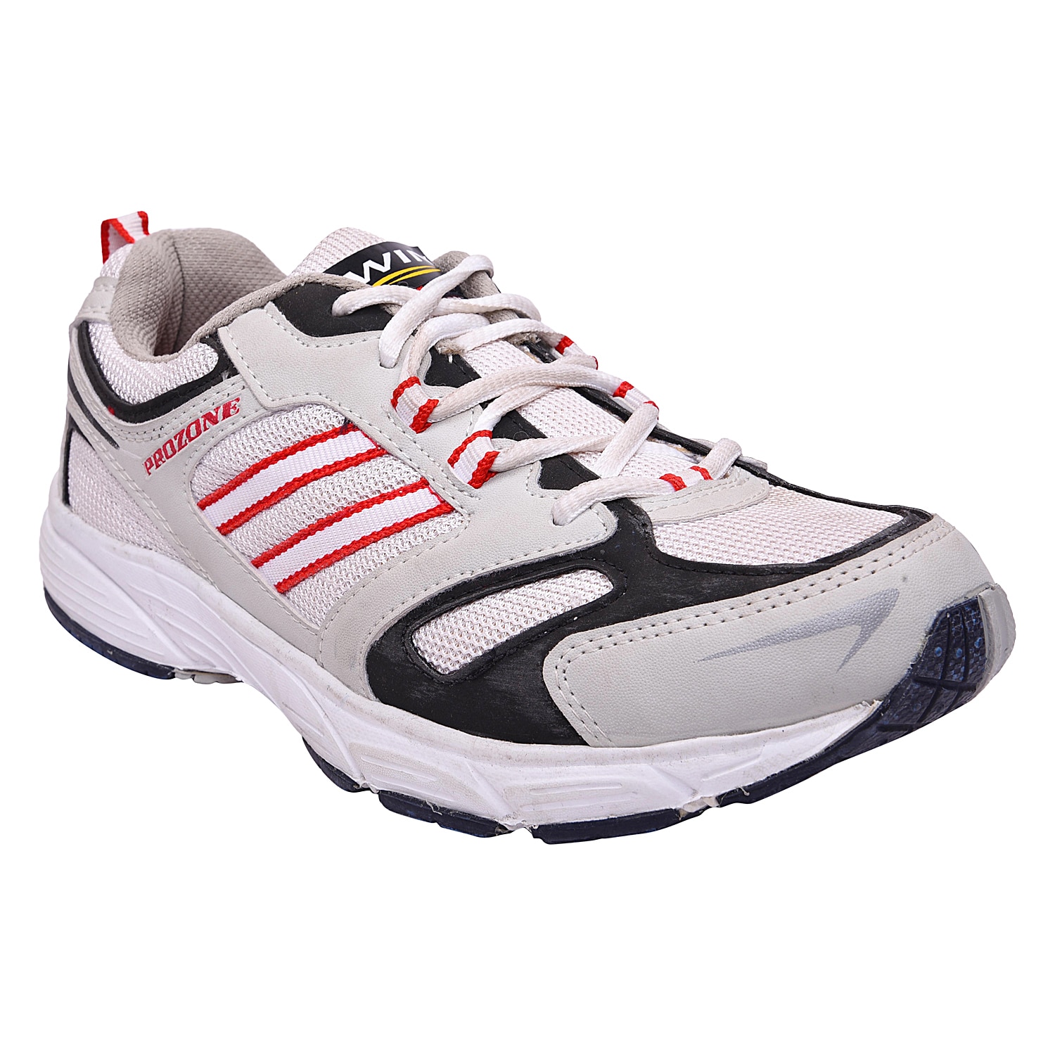 Mens sports shoe TPH-P-49 White red colours