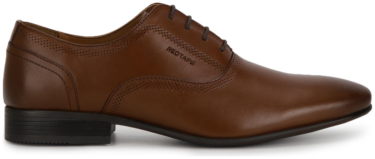 Red Tape Mens Oxford Brogue Formal Leather Shoe Red Tape Mens Oxford Brogue Formal Leather Shoe