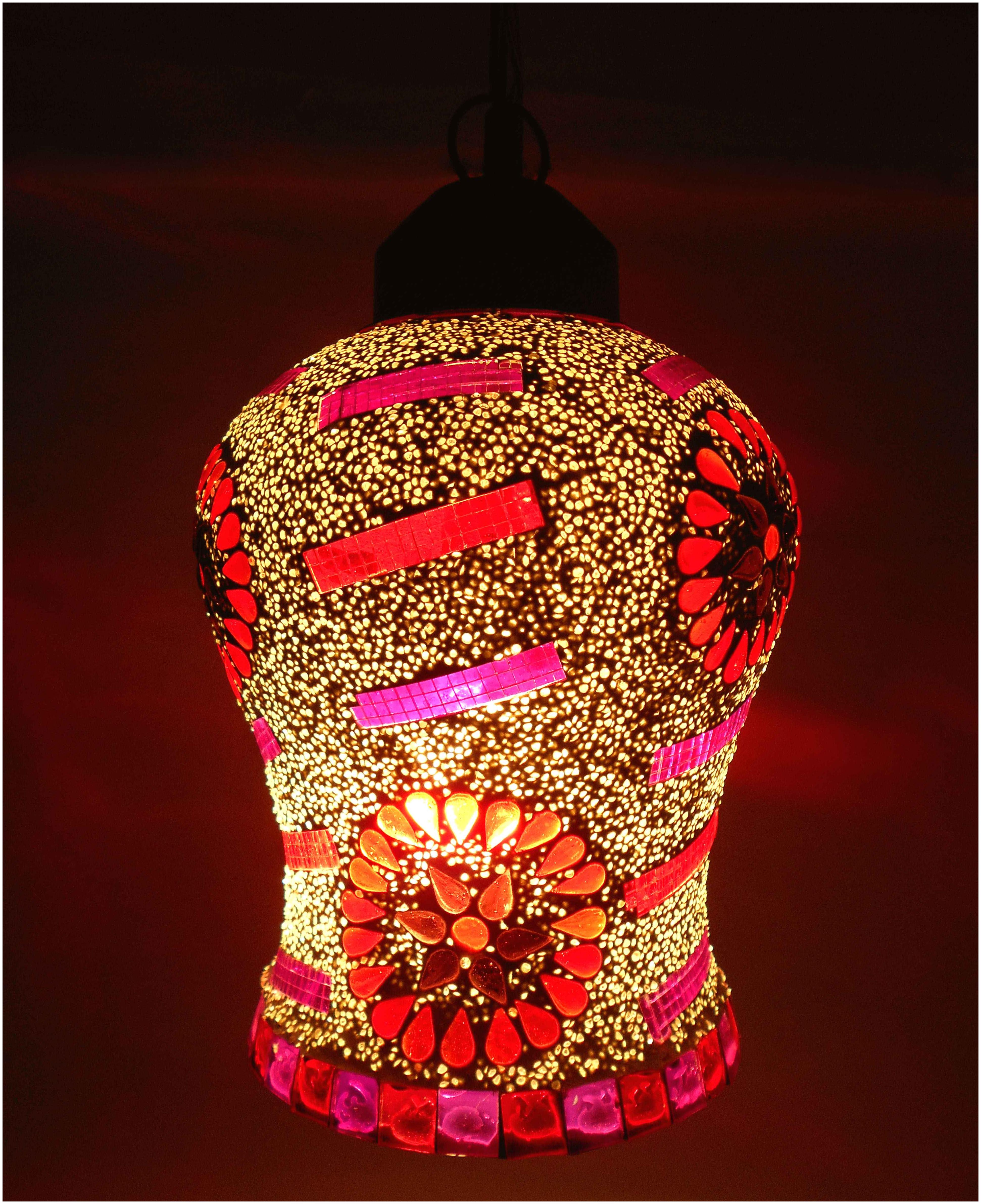 Flower Design Lamp Shade for Ceiling Lights Decorative Design beautiful Mosaic Pattern...