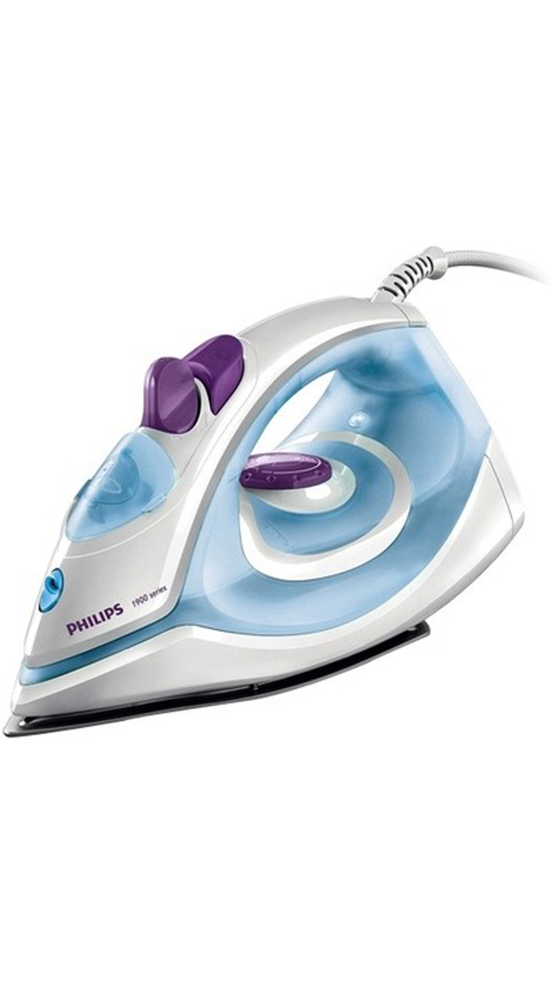 Philips EasySpeed GC1905/21 1440 W Steam Iron (Blue & White)