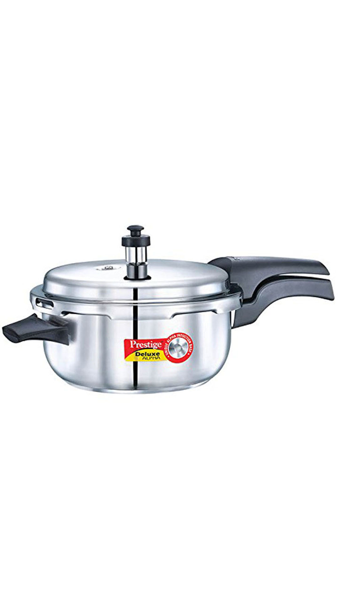 Prestige Deluxe Alpha Stainless Steel Deep Pan Pressure Cooker