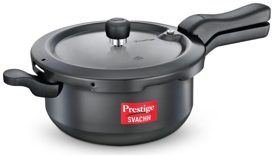 Prestige HardAnodized Aluminium 3.5 L Pressure CookerSet of 1,ISI9hx