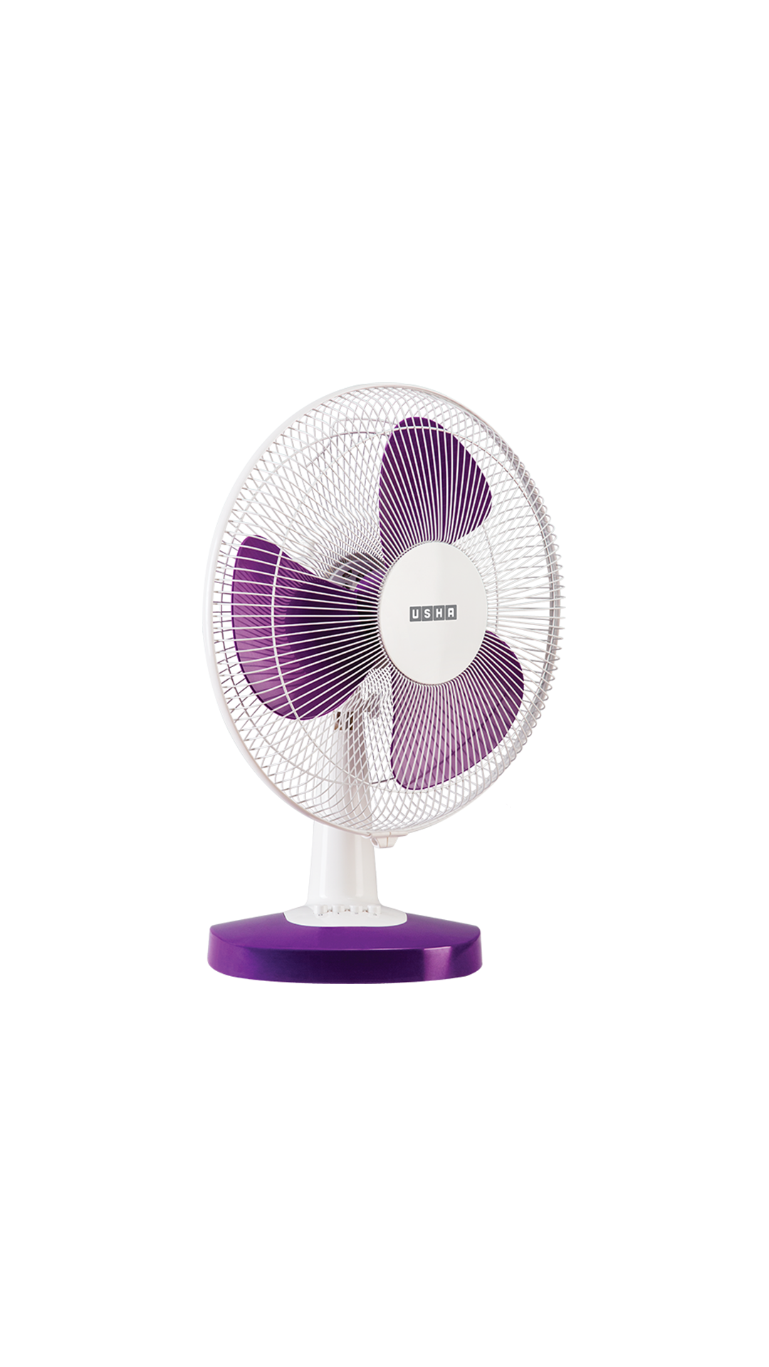 Usha Mist Air Duos 3 Blades 400 Mm Pedestal Fan White Purple