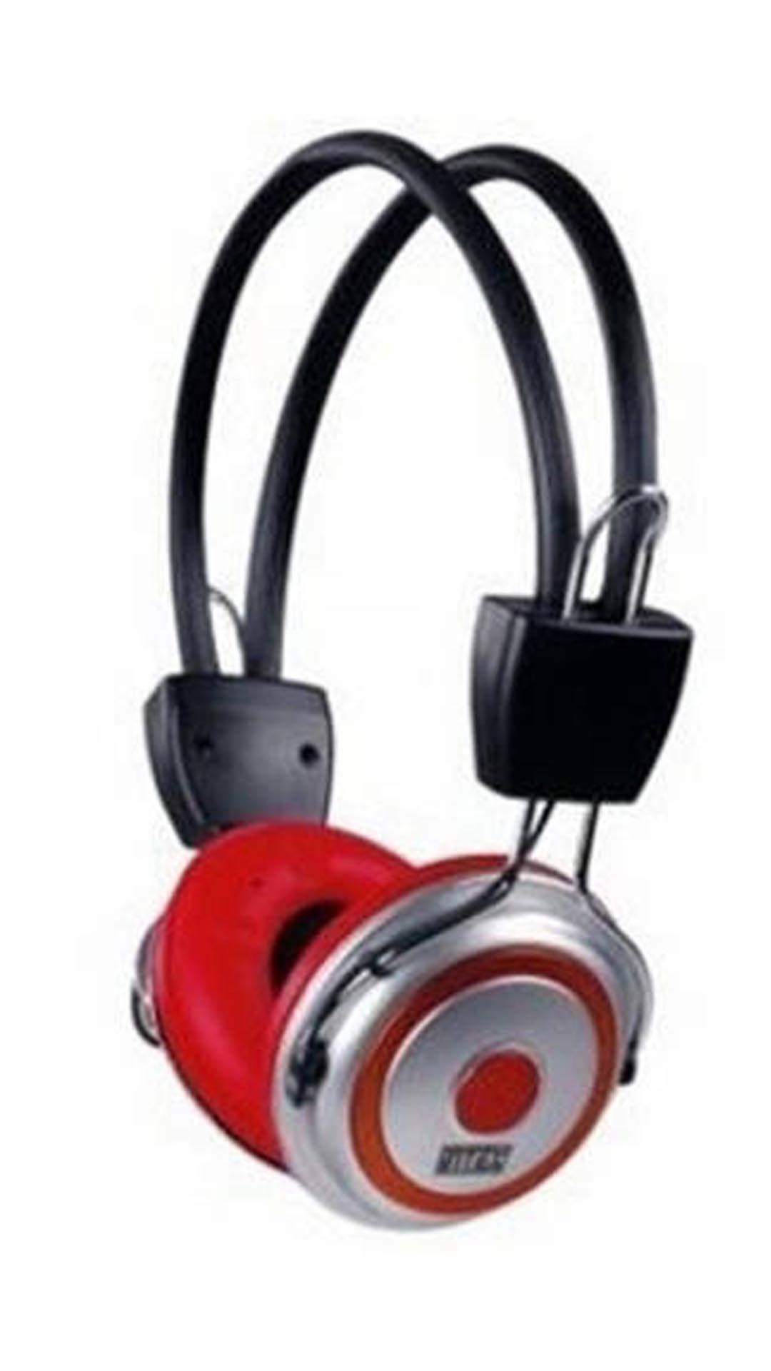 Intex Hiphop Wired Over Ear Headphone (Black & Red)
