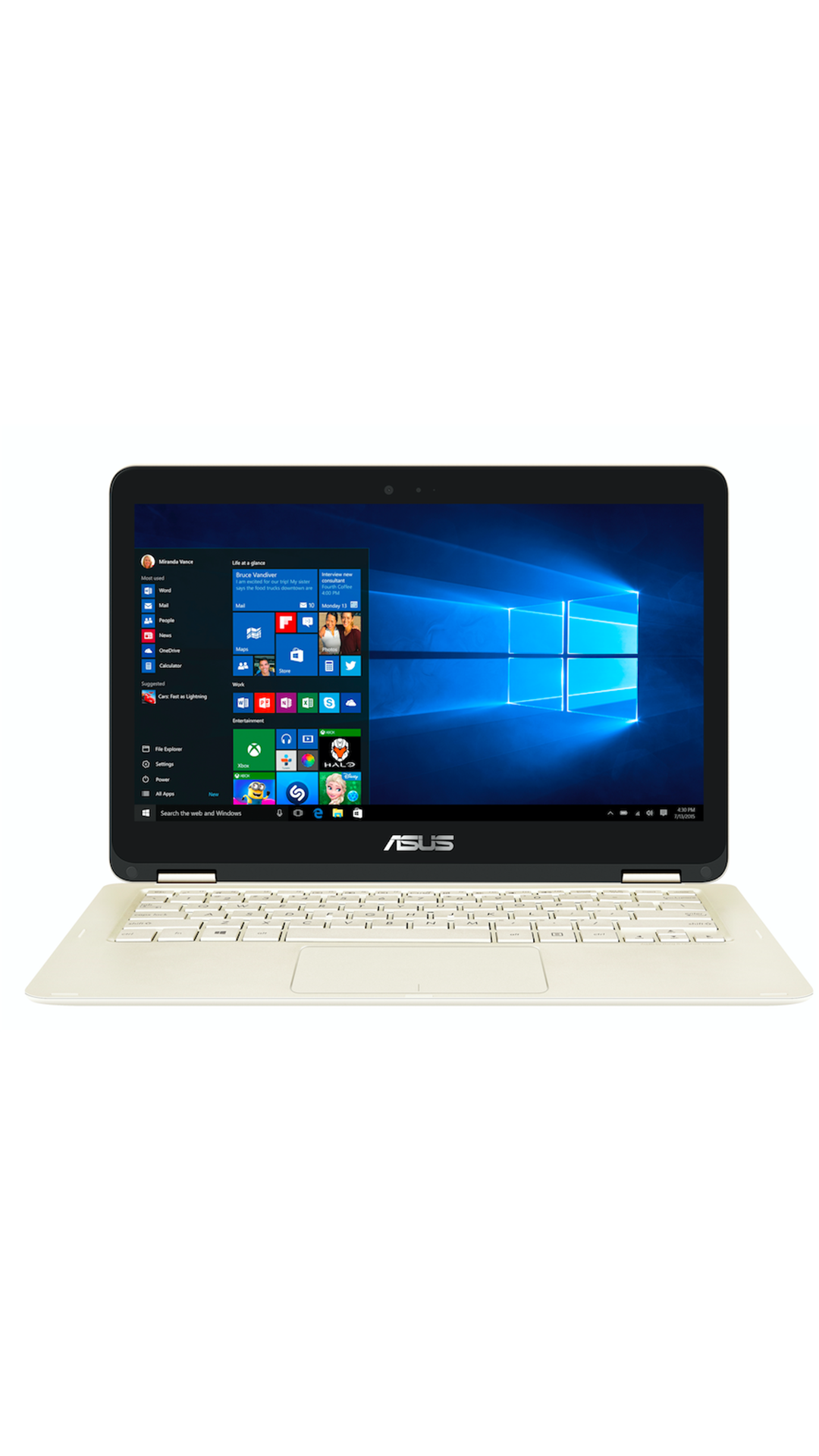 Asus UX360CA-C4210T Laptop (Intel Core M3-7Y30 /4GB/512GB/Windows 10/33.78 cm (13.3") (Gold)