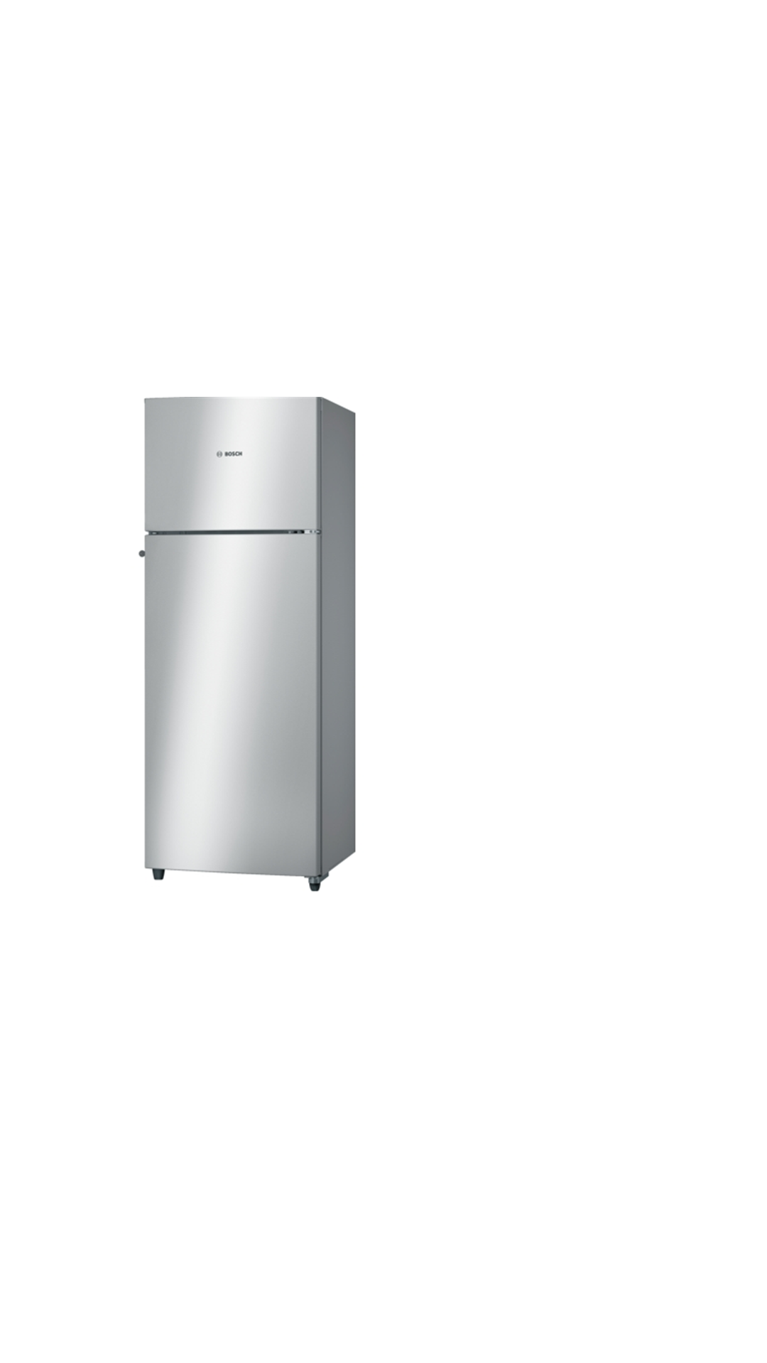 Bosch 347 L Double Door Refrigerator (Chrome Inox metallic) - KDN43VS20I