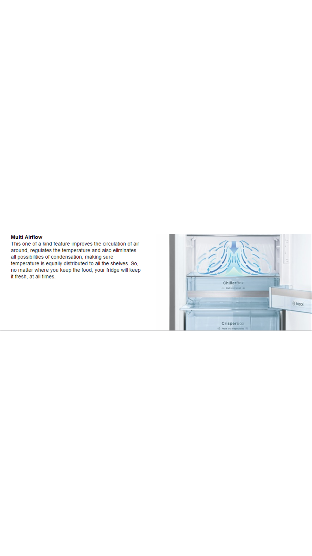 Bosch 401 L Double Door Refrigerator (Chrome Inox-metallic) - KDN46XI30I
