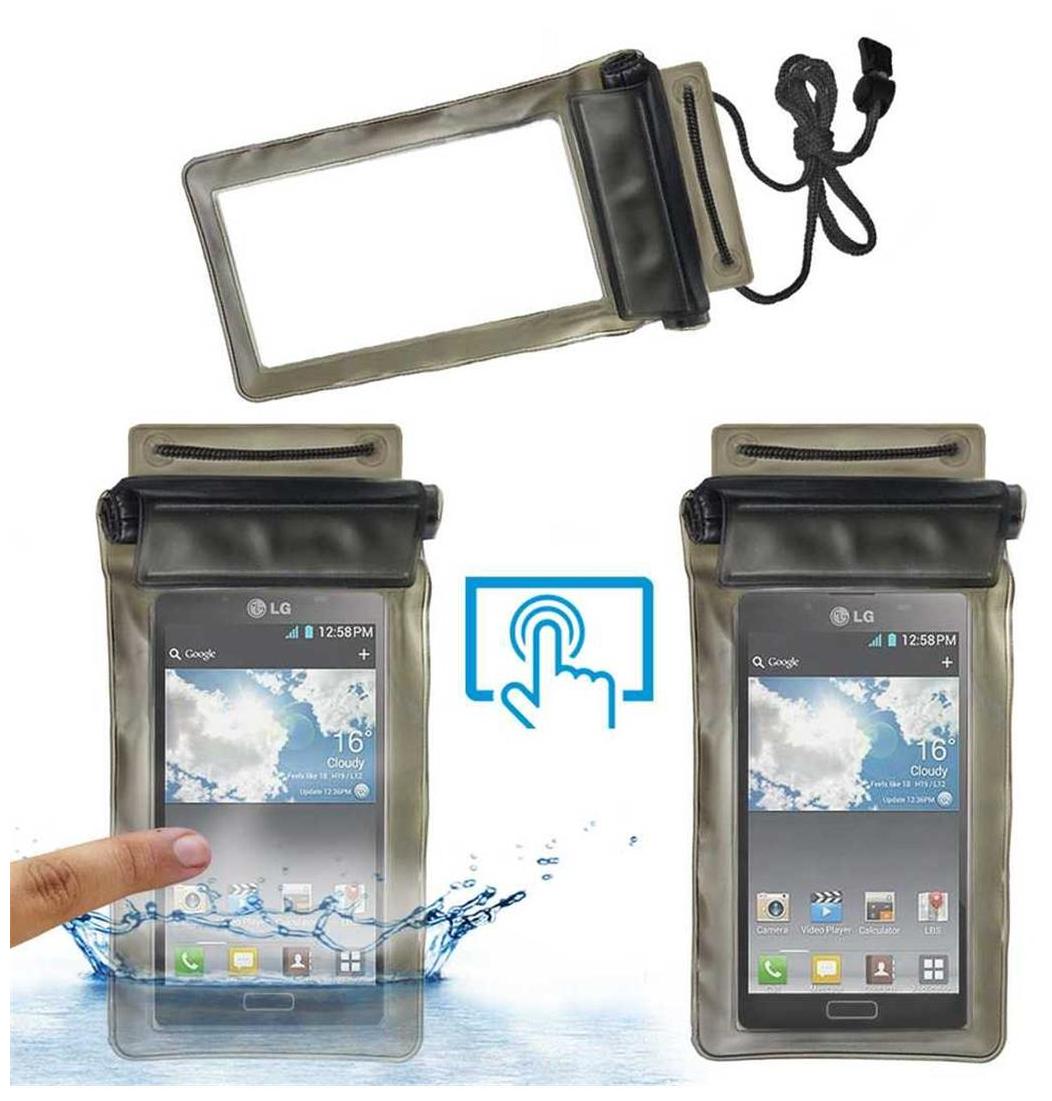 Acm Waterproof Bag Case for Lg Optimus L7 P705 Mobile (Rain,Dust,Snow