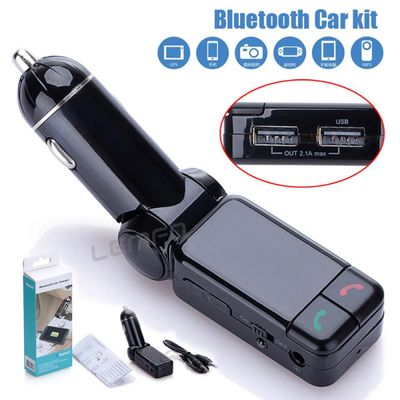 Car Bluetooth audio receiver with charging port & Display inbuilt