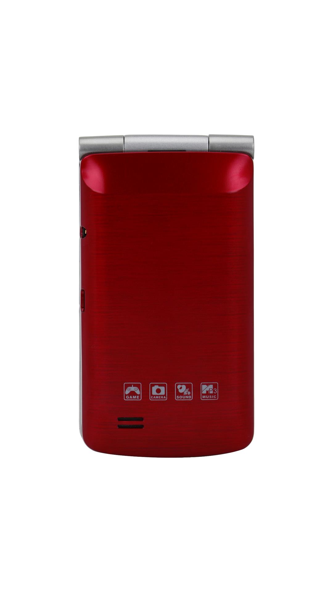 Darago 240 Flip Phone (Red)