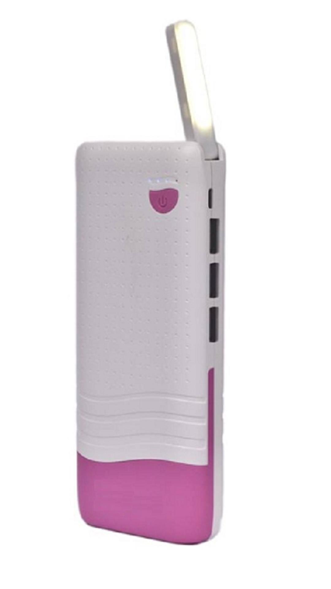 Hbns B-110 High Power Speed 18000 mAh PowerBank (White & Pink)