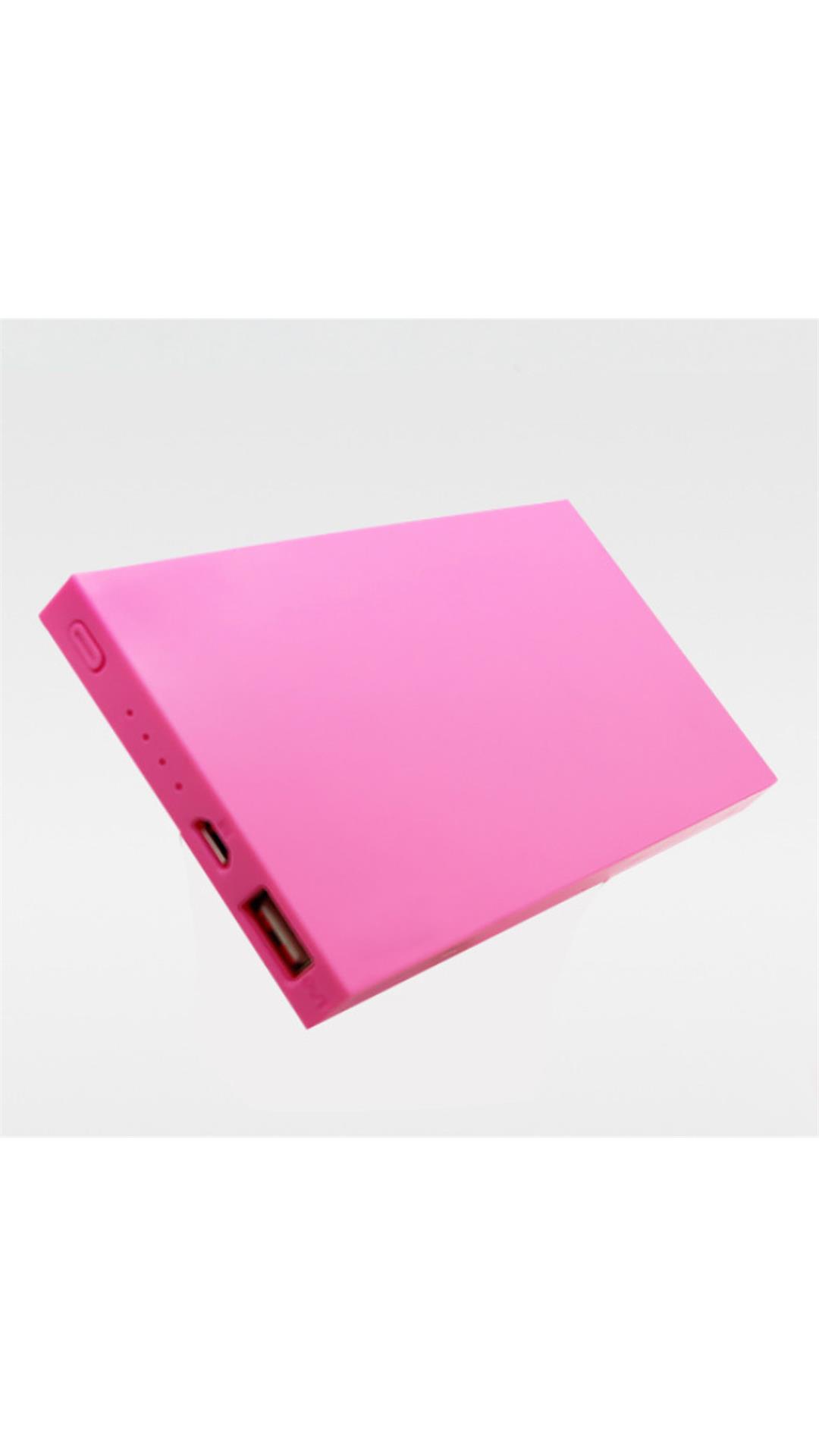 Magideal USB Power Bank Case Kit Box Li-polymer Battery Charger for Cell Phone Pink