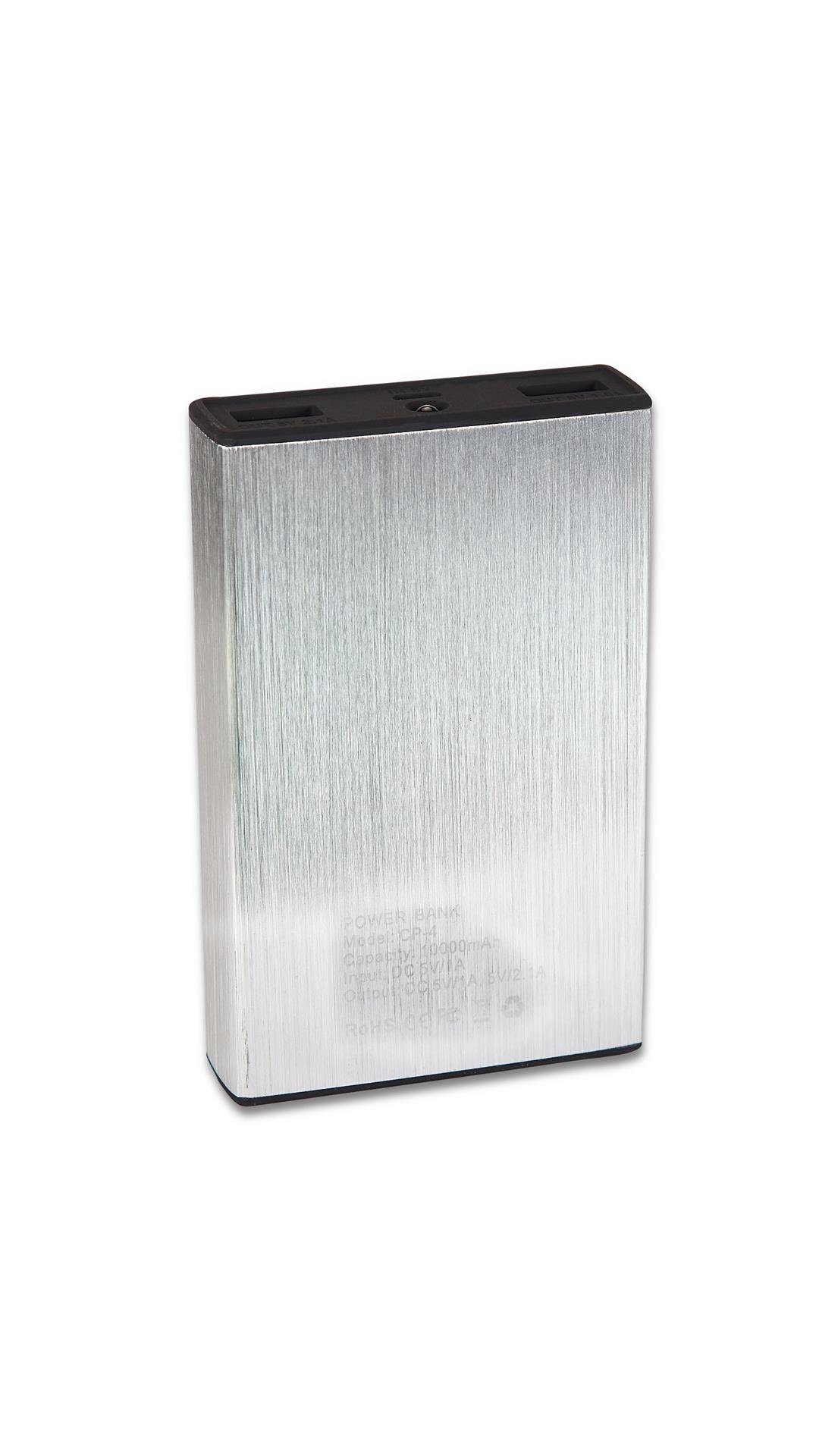 Maxxlite 10000 mAh Dual USB Port LCD Display Power Bank with LED Tourch (Assorted)