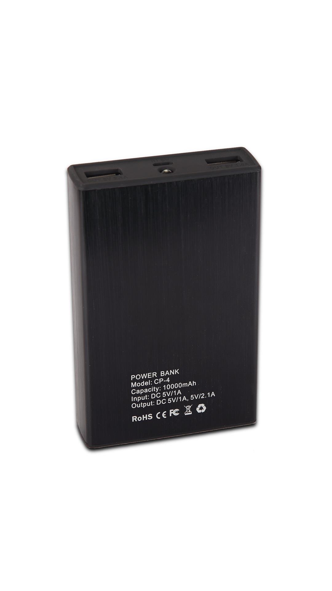 Maxxlite 10000 mAh Dual USB Port LCD Display Power Bank with LED Tourch (Assorted)