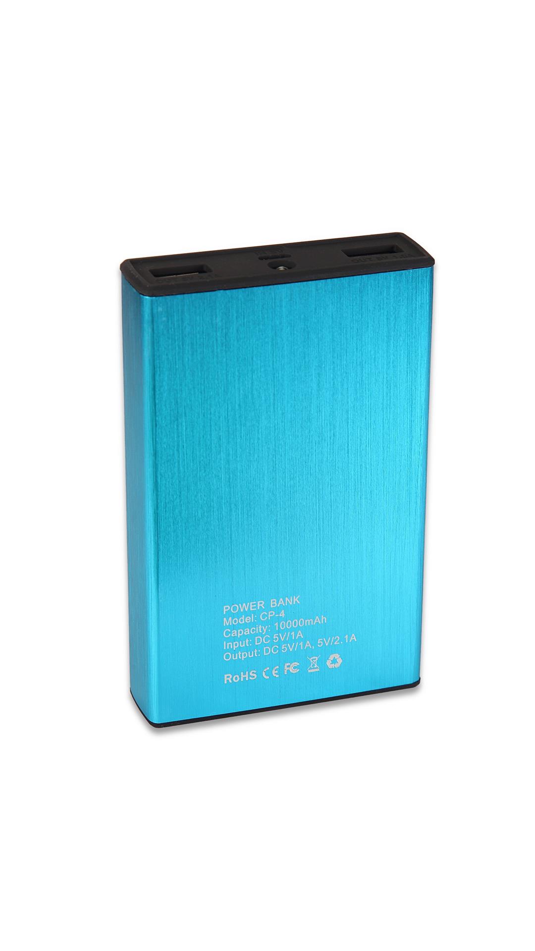 Maxxlite 10000 mAh Dual USB Port LCD Display Power Bank with LED Tourch (Assorted)