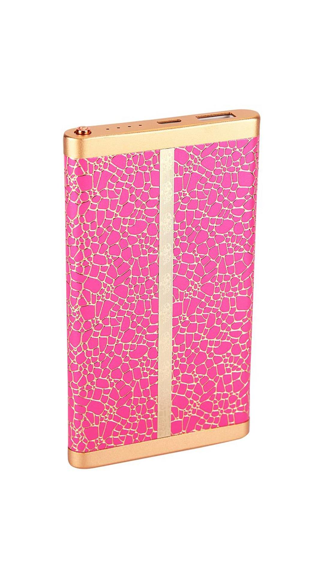 Maxxlite 6000 mAh Stylish Power Bank-Pink