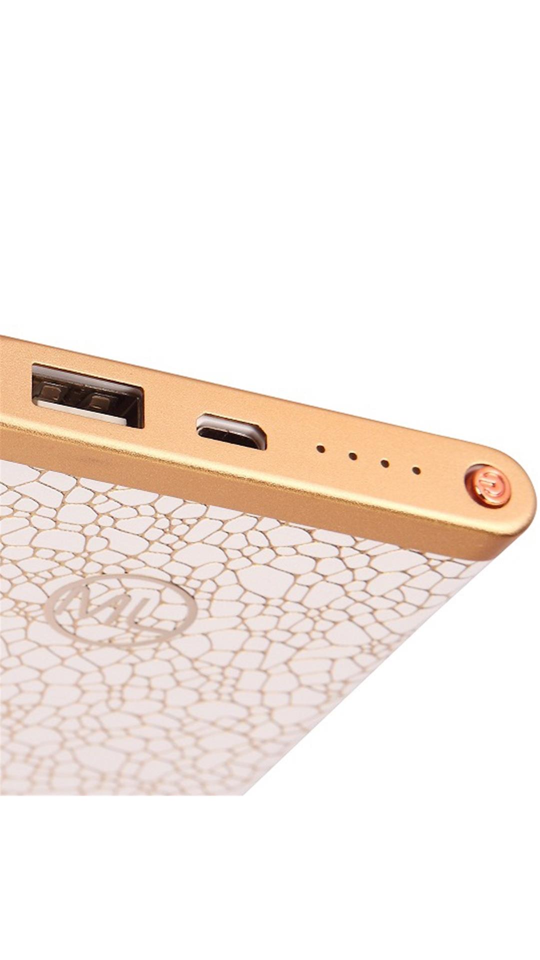 Maxxlite 6000 mAh Stylish Power Bank-White