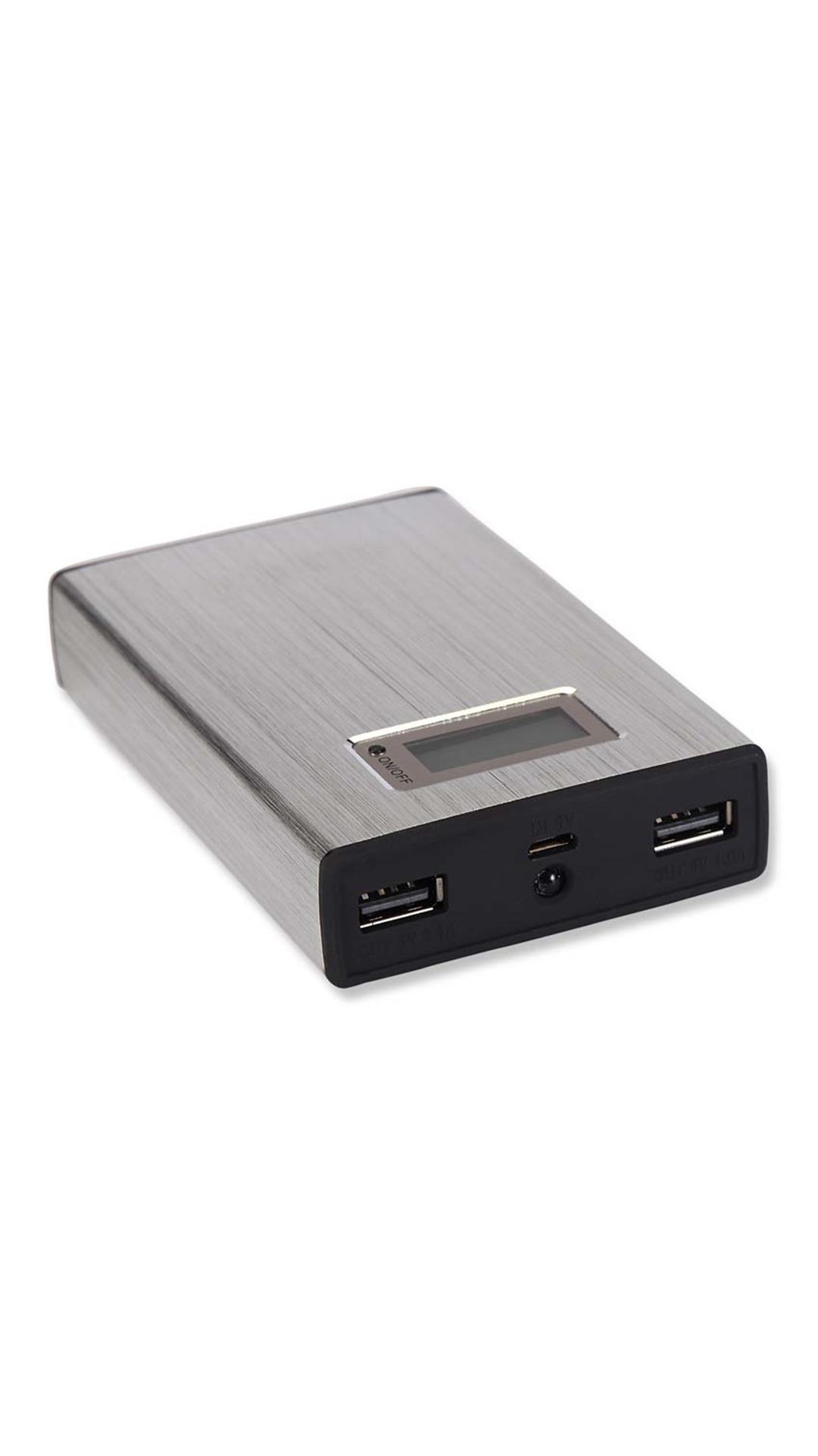 Maxxlite CP-4 10000 mAh Power Bank (Silver)