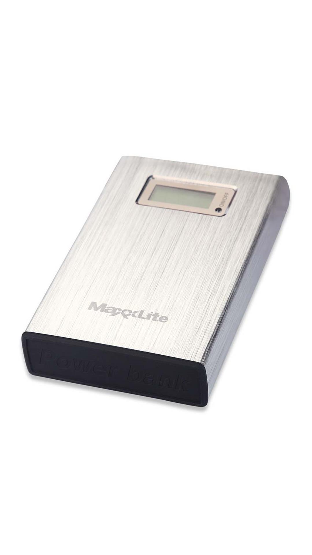 Maxxlite CP-4 10000 mAh Power Bank (Silver)