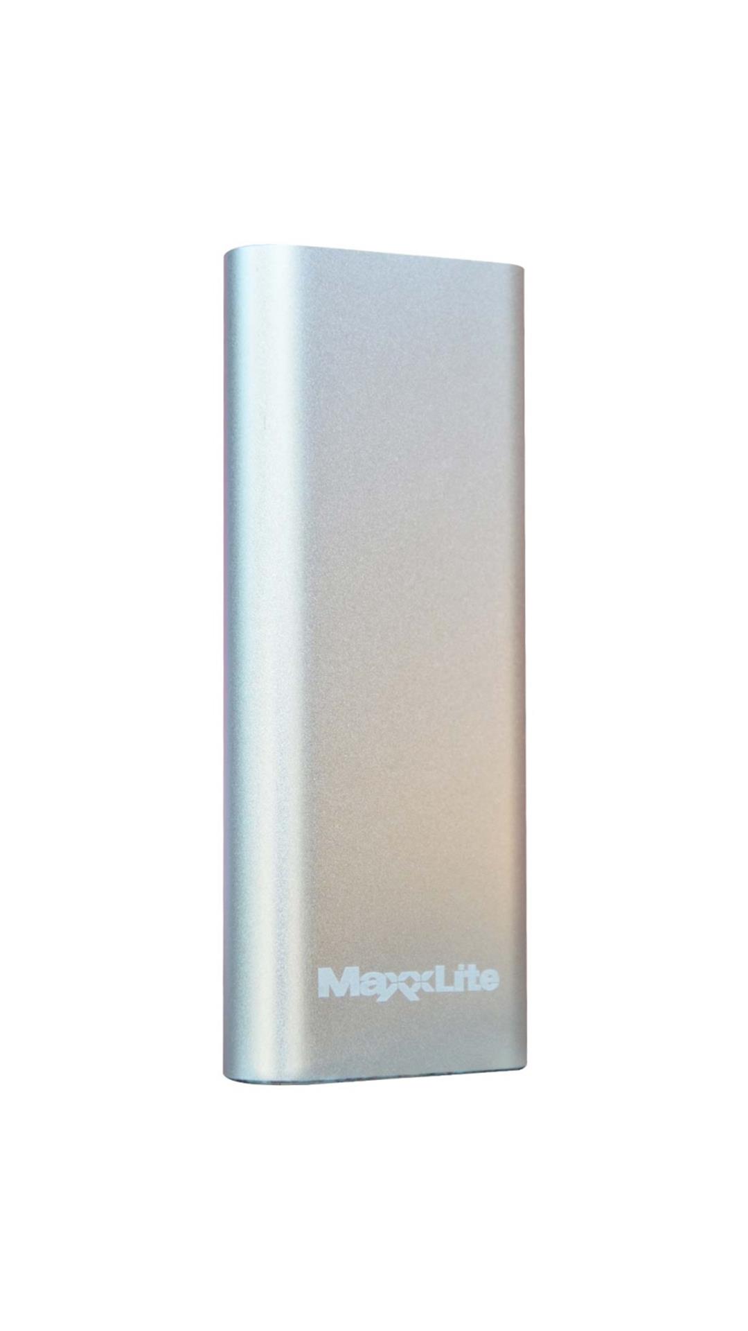 Maxxlite CP-10 11000 mAh Power Bank (Silver)