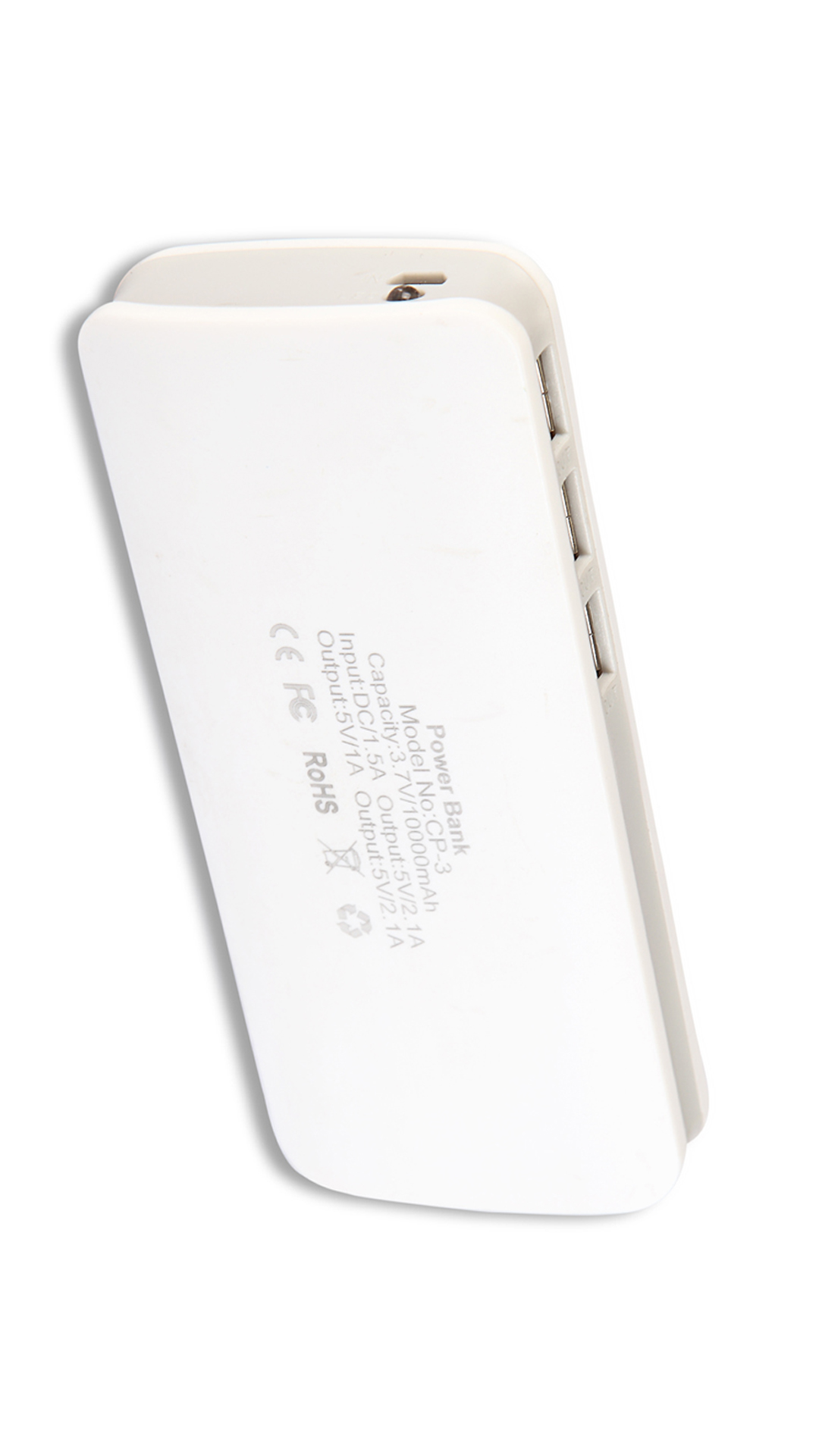Maxxlite Cp-3 10000 mAh Power Bank (White)
