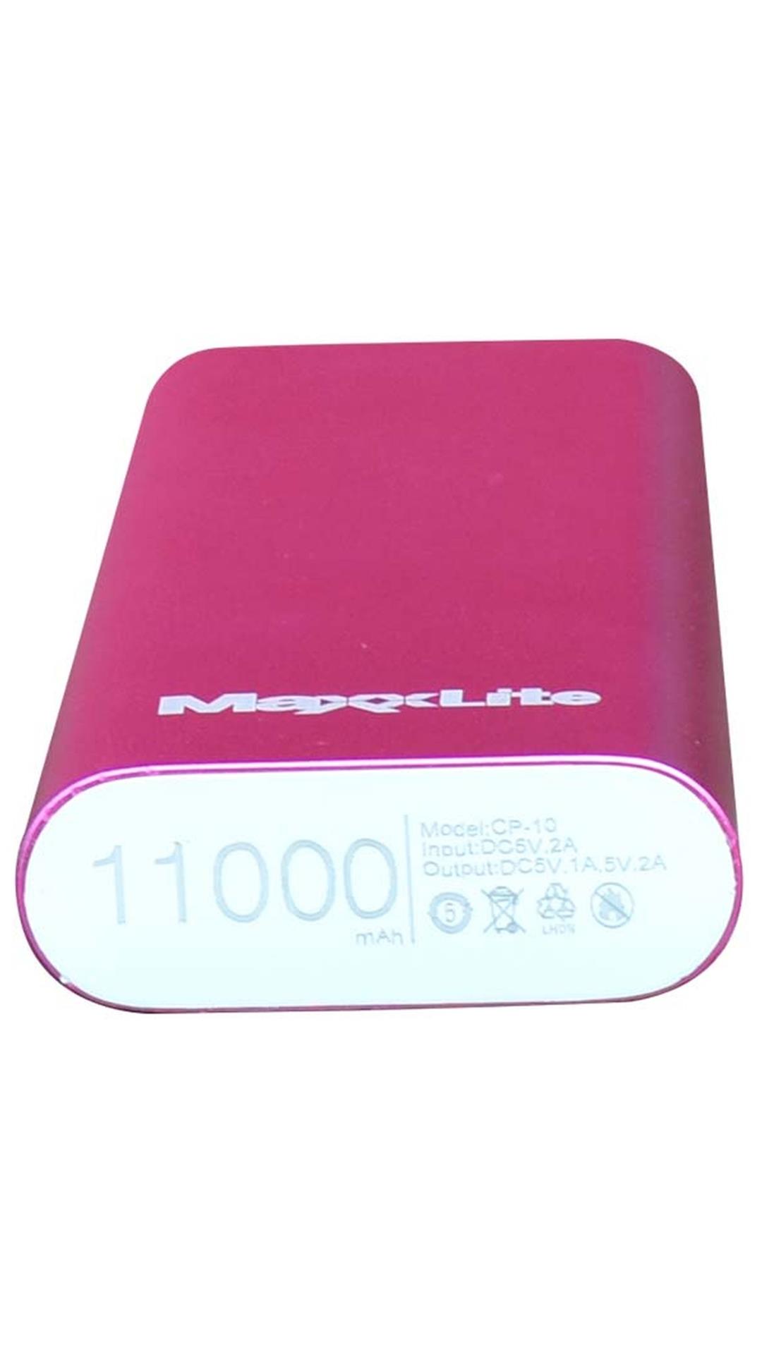 Maxxlite CP-10 11000 mAh Power Bank (Pink)
