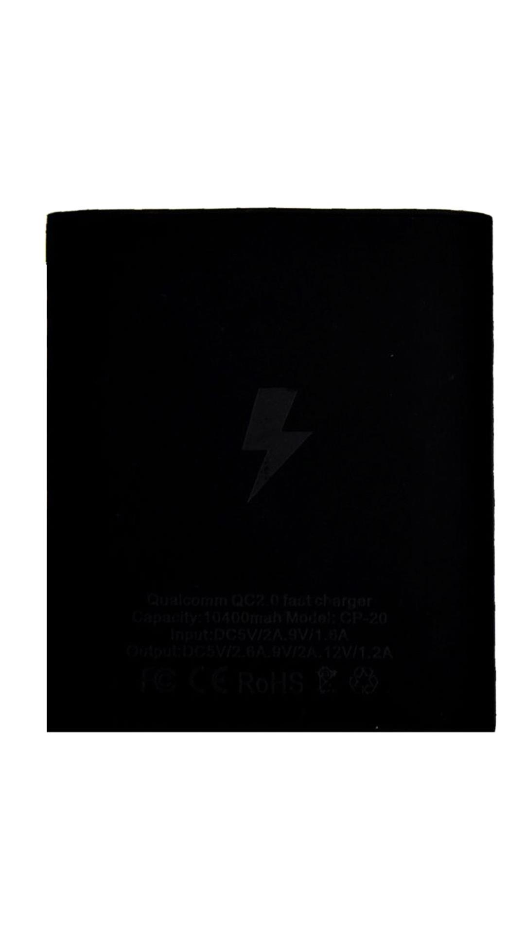 Maxxlite QC-2 10400 mAh Power Bank (Black)