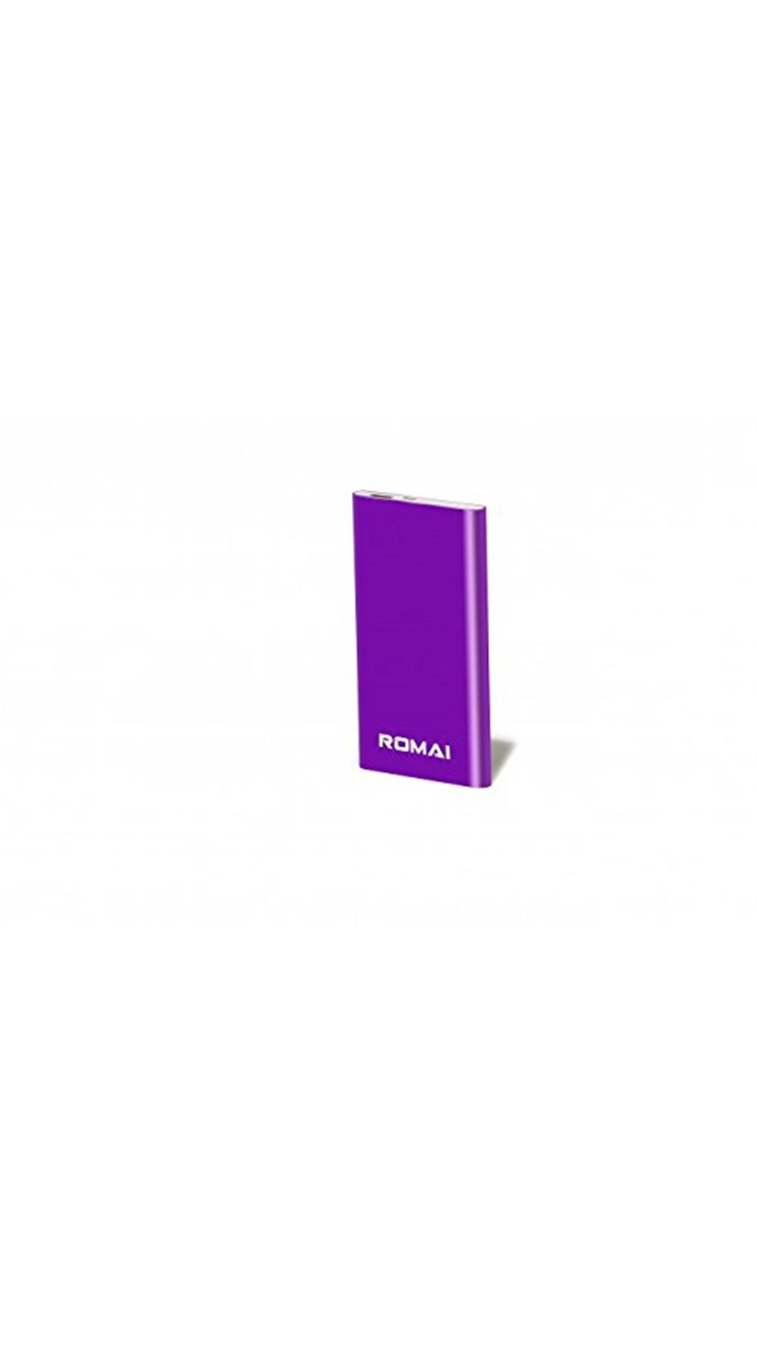 Romai  5000mAh Power Bank (Purple)