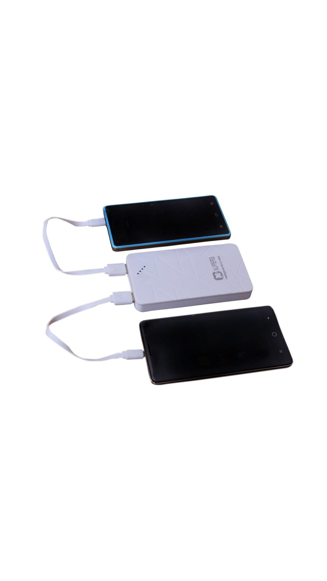 Xuperb Polymer SLIM (POLY-SLATE-100) 10000 mAh Power Bank (White)