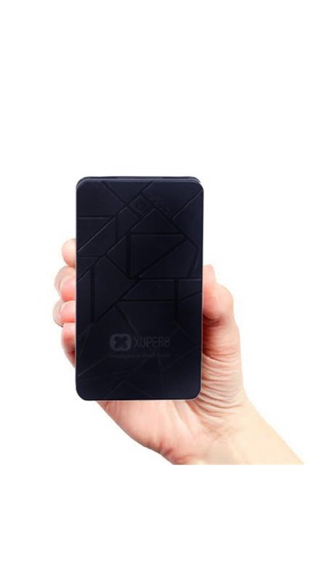 Xuperb Polymer SLIM (POLY-SLATE-100) 10000 mAh Power Bank (Black)